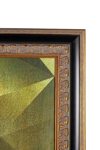 KARE Design Mademoiselle Lisa Modern Művészeti Vászonkép Geometrikus Szürreális
