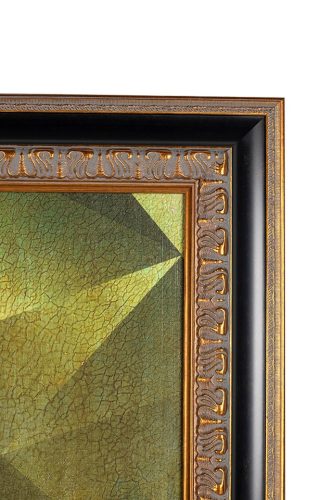 KARE Design Mademoiselle Lisa Modern Művészeti Vászonkép Geometrikus Szürreális