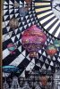 KARE Balloons Művészi Fali Kép Fekete-Arany Keret 160x260