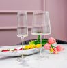 KARE Riffle Pezsgőspohár Üveg Átlátszó Bordázott 215ml