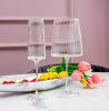 KARE Riffle Pezsgőspohár Üveg Átlátszó Bordázott 215ml