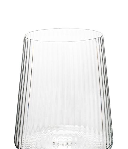 KARE Riffle Bordázott Kristály Borospohár 760 ml