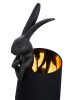KARE Design Rabbit Asztali Lámpa Fekete Nyuszi 50cm