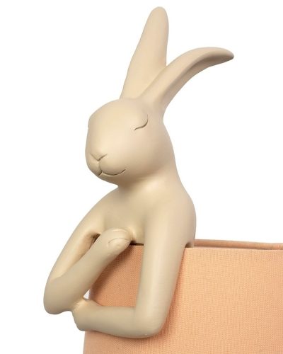 KARE Rabbit Asztali Lámpa Gyanta Barackszínű 50cm