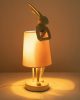 KARE Rabbit Asztali Lámpa Gyanta Barackszínű 50cm