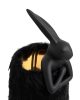 KARE Rabbit Fur Asztali Lámpa 50 cm Fekete Arany Műszőrme