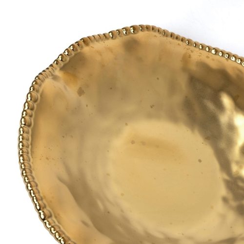 KARE Bell Gold Porcelán Dísztányér 36 cm Arany