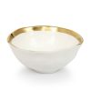 KARE Bell Porcelán Tál Fehér-Arany 15cm