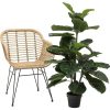 KARE Fiddle Leaf Műnövény Dekoráció 120 cm