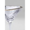 KARE Hommage Martini Kristálypohár Arany Szegéllyel 240ml