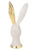 Kare Design Bunny Gold Fehér-Arany Nyúl Dekorációs Szobor