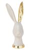 Kare Design Bunny Gold Fehér-Arany Nyúl Dekorációs Szobor
