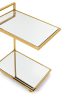 KARE Design Classy Gold Arany Görgős Zsúrkocsi Tükörüveggel