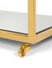 KARE Design Classy Gold Arany Görgős Zsúrkocsi Tükörüveggel
