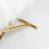 KARE Design Mr. Fluffy Műszőrme Fotel Fehér Arany
