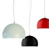 KING HOME BLINU 35 Félgömb Függőlámpa Acél Fekete
