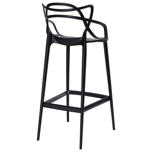 King Home HILO Premium 75 Bárszék Polipropilén Fekete