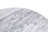 King Home Tulip Marble 90 Kerek Étkezőasztal Carrara Márvány Fehér