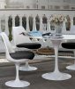 King Home Tulip Marble 90 Kerek Étkezőasztal Carrara Márvány Fehér
