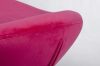 King Home Egg Széles Velvet Lábtartó Fukszia