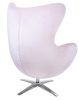 King Home Egg Széles Velvet Fotel Világos Rózsaszín
