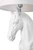 King Home Horse Stand S Ló Alakú Állólámpa Fehér Üvegszálas