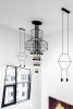 King Home Flusso 43 Geometrikus Függőlámpa Fekete LED