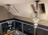 King Home Flusso 43 Geometrikus Függőlámpa Fekete LED