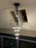 King Home Flusso 43 Geometrikus Függőlámpa Fekete LED