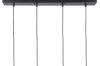 King Home Flusso Line 4 Geometrikus Fekete LED Függőlámpa