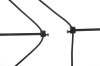 King Home Flusso Line 4 Geometrikus Fekete LED Függőlámpa
