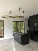 King Home Ring 100 LED Függőlámpa Arany Rozsdamentes Acél