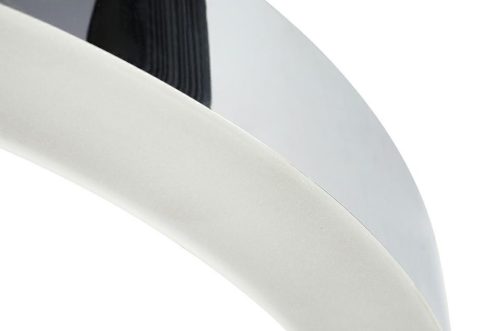 King Home Ring 40 LED Polírozott Acél Függőlámpa Ezüst