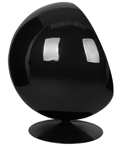 King Home Ball Forgó Üvegszálas Fotel Fekete