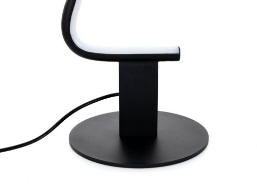 King Home Face Table LED Asztali Lámpa Fekete Minimalista