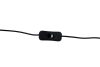 King Home Face Table LED Asztali Lámpa Fekete Minimalista