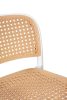 King Home Wicky Polipropilén Bárszék Rattan Hatású Fehér