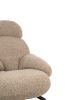 King Home Plush Teddy Hintaszék Sötét Bézs