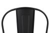 King Home Tower Big Back Fém Bárszék Fekete