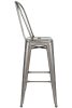 King Home Tower Big Back Fém Bárszék 76