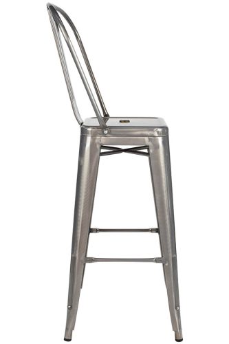 King Home Tower Big Back Fém Bárszék 76