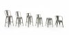 King Home Tower Big Back Fém Bárszék 76