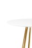King Home GLAM 60 Bárasztal MDF Fehér Arany Glamour
