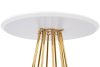 King Home GLAM 60 Bárasztal MDF Fehér Arany Glamour
