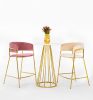 King Home GLAM 60 Bárasztal MDF Fehér Arany Glamour