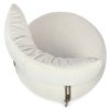 King Home Low Teddy Fotel Fehér Plüss Kényelmes