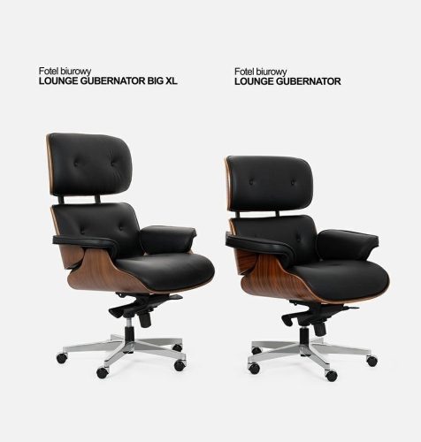 King Home Lounge Gubernator Prémium Irodai Szék Fehér Bőr Dió Furnér