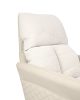 King Home RELAX Forgó Fotel Teddy Bézs Állítható Lábtartóval