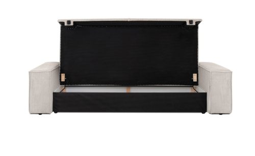King Home PILLOW Kihúzható Kanapé Kordszövet Téglavörös