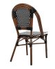 King Home Cafe Paris Alumínium Rattan Szék Dióbarna UV-álló